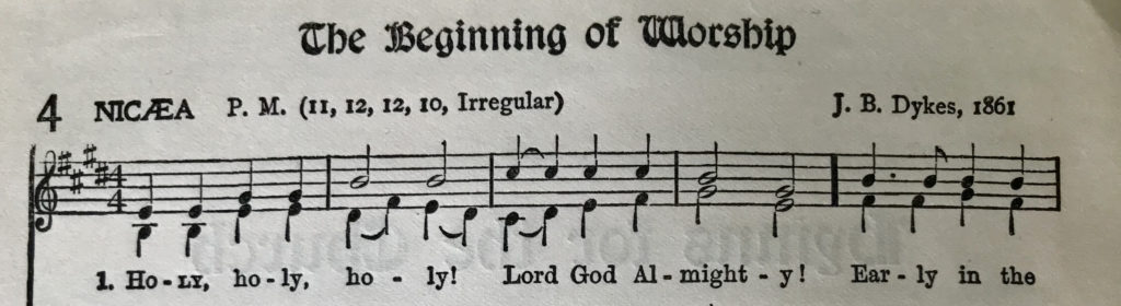 Hymn #4 Hymns for the Church, 1912